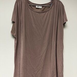 Maurices Taupe Short Sleeve Top